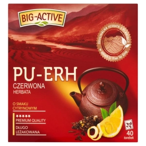 Herbata BIG-ACTIVE czerwona - cytrynowa op.40
