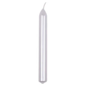 Świeca stołowa prosta DONAU HOME lakierowana 20x170 mm 10 szt. biała