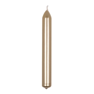 Świeca stołowa prosta DONAU HOME lakierowana 20x170 mm 10 szt. złota