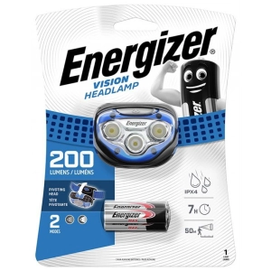 Latarka czołowa ENERGIZER Headlight Vision   3szt. baterii AAA niebieska-622852