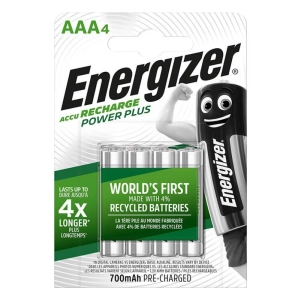 Akumulator ENERGIZER Power Plus, AAA, HR03, 1,2V, 700mAh, 4szt.-625100