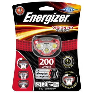 Latarka czołowa ENERGIZER Vision HD Headlight   3szt. baterii AAA, czerowna-600588