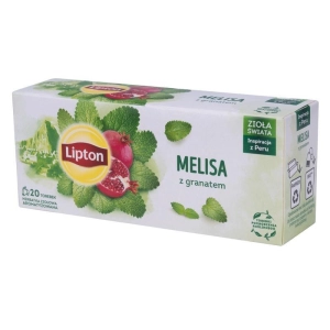 Herbata LIPTON ziołowa melisa z granatem 20 torebek-237924