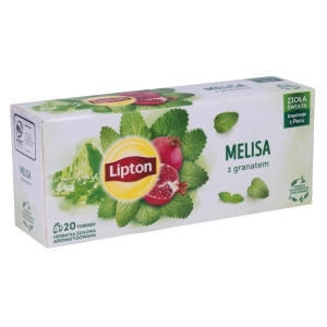 Herbata LIPTON ziołowa melisa z granatem 20 torebek-237925