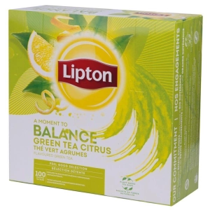 Herbata LIPTON Green Tea citrus 100 torebek-237928