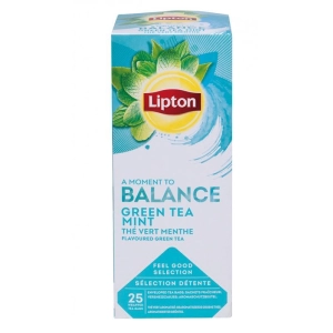 Herbata LIPTON Balance Green Tea mint 25 torebek