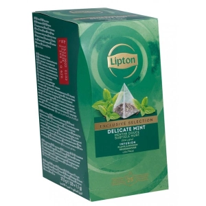 Herbata LIPTON piramidki Exclusive Selection mięta 25 torebek-237958