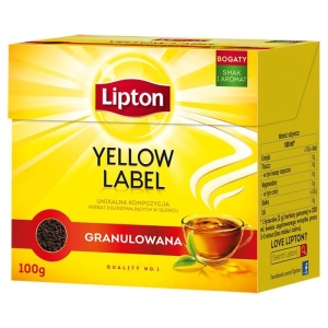 Herbata LIPTON czarna granulowana 100g