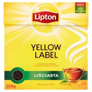 Herbata LIPTON czarna liściasta 100g