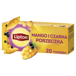 Herbata LIPTON owocowa mango i czarna porzeczka 20 torebek-237970