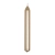 Świeca stołowa prosta DONAU HOME lakierowana 20x170 mm 10 szt. złota