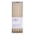 Świeca stołowa długa ryflowana DONAU HOME 25x300 mm 4 szt. kremowa-237709