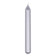 Świeca stołowa prosta DONAU HOME lakierowana 20x170 mm 10 szt. srebrna