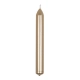 Świeca stołowa prosta DONAU HOME lakierowana 20x170 mm 10 szt. złota