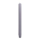 Świeca stołowa długa ryflowana DONAU HOME 25x300 mm 4 szt. szara