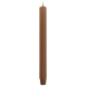 Świeca stołowa długa ryflowana DONAU HOME 25x300 mm 4 szt. karmelowa