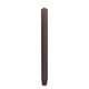 Świeca stołowa długa ryflowana DONAU HOME 25x300 mm 4 szt. brązowa