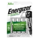 Akumulator ENERGIZER Power Plus, AA, HR6, 1,2V, 2000mAh, 4szt.-625097