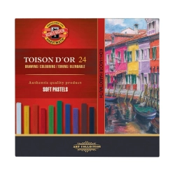 Kredki KOH-I-NOOR pastele Toison D'Or kwadratowe 36 kolorów 8585