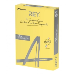 Papier xero A4 kolor REY ADAGIO 500ark. 80g. - żółty cytrynowy ( 58 )