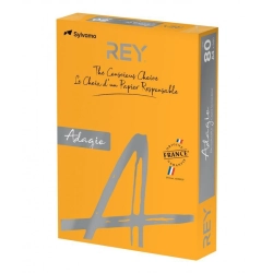 Papier xero A4 kolor REY ADAGIO 500ark. 80g. - pomarańczowy ( 70 )