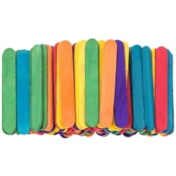 Patyczki kreatywne DP CRAFT mini kolorowe 100 szt. KSPA-012