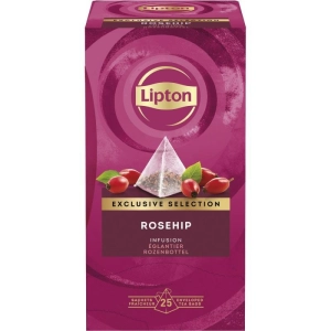 Herbata LIPTON piramidki Exclusive Selection dzika róża 25 kopert