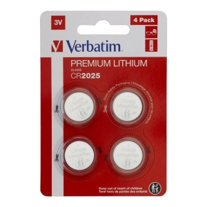 Baterie VERBATIM specjalistyczna CR2025 blister 4szt. 49532
