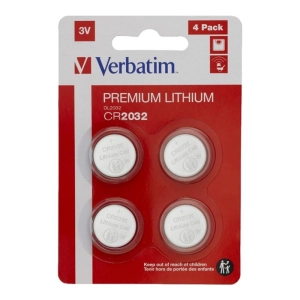 Baterie VERBATIM specjalistyczna CR2032 3V blister 4szt. 49533