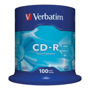 Płyta CD-R VERBATIM Cake op.100szt. 43411