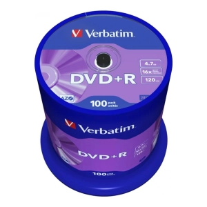 Płyta DVD+R VERBATIM Cake op.100szt. 43551