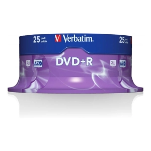 Płyta DVD+R VERBATIM Cake op.25szt. 43500-238114