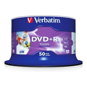 Płyta DVD+R VERBATIM Cake op.50szt. do nadruku-238117