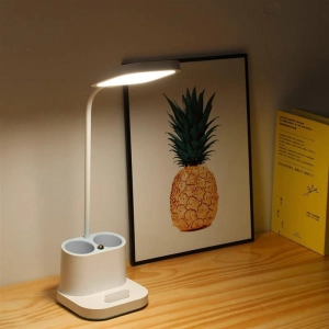 Lampka biurkowa led PLATINET PEN HOLDER biala 4W (45777)-238136