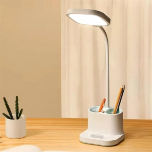 Lampka biurkowa led PLATINET PEN HOLDER biala 4W (45777)-238139