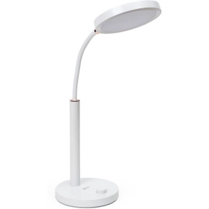 Lampka biurkowa led PLATINET AURA biała 10W 65led (45991)