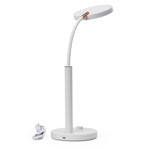 Lampka biurkowa led PLATINET AURA biała 10W 65led (45991)-238145