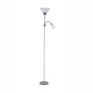 Lampa podłogowa PLATINET E27 + E14 szara (44527)-238158