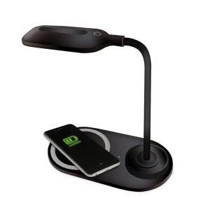 Lampka biurkowa led PLATINET czarna 10W z ładowarką indukcyjną (45248)-238168