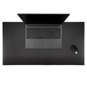 Podkład na biurko mata SMART skórzana 80x40cm - czarna-238307
