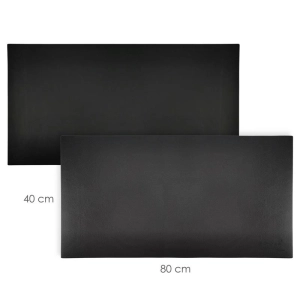 Podkład na biurko mata SMART skórzana 80x40cm - czarna-238308