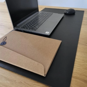 Podkład na biurko mata SMART skórzana 80x40cm - czarna-238309