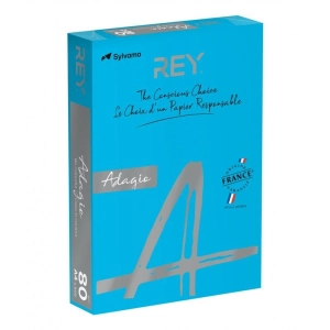 Papier xero A4 kolor REY ADAGIO 500ark. 80g. - niebieski ciemny ( 51 )-238479