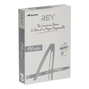Papier xero A4 kolor REY ADAGIO 500ark. 80g. - szary ( 06 )-238480