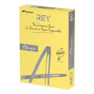 Papier xero A4 kolor REY ADAGIO 500ark. 80g. - żółty cytrynowy ( 58 )