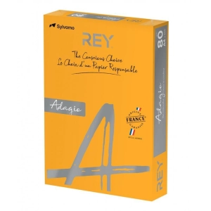 Papier xero A4 kolor REY ADAGIO 500ark. 80g. - pomarańczowy ( 70 )
