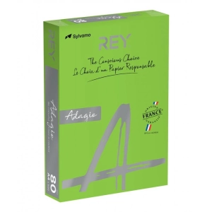 Papier xero A4 kolor REY ADAGIO 500ark. 80g. - zielony ciemny ( 52 )-238488