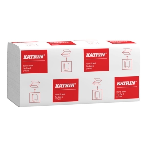 Ręcznik składany ZZ KATRIN biały 35298 op.3150 - folia-238703