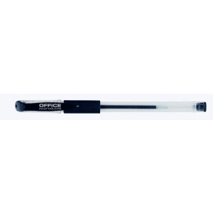Długopis żelowy OFFICE PRODUCTS gumowy uchwyt 0,5mm - czarny-238748