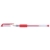 Długopis żelowy OFFICE PRODUCTS gumowy uchwyt 0,5mm - czerwony-238744
